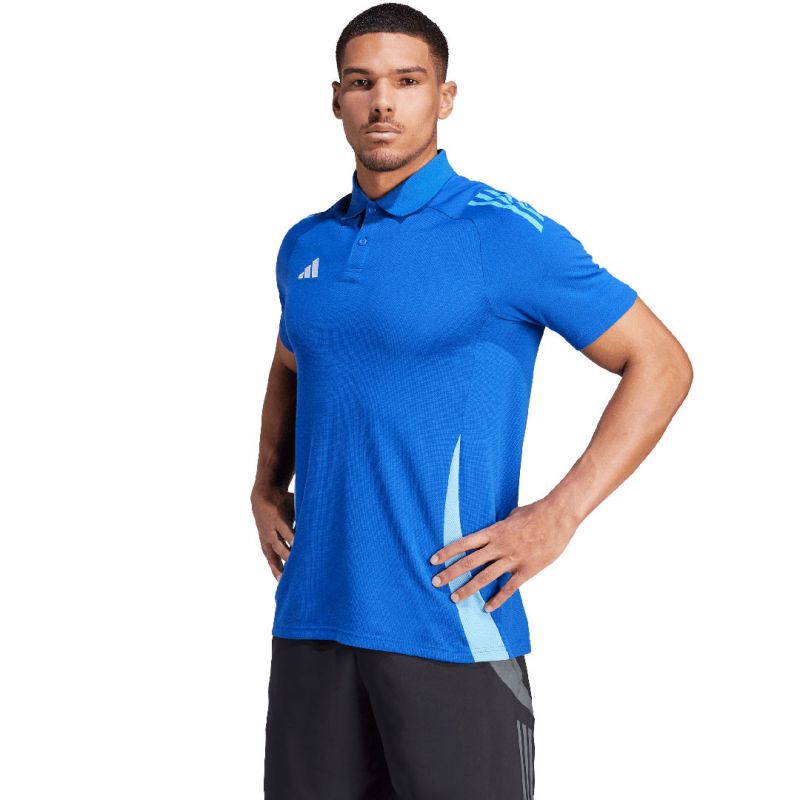 Adidas Tiro 24 Competition Polo men&#39;s T-shirt, blue IR7566 Póló - Sportmania.hu