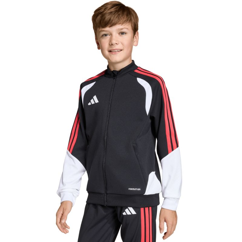 adidas Tiro 26 Competition Training Kids' Sweatshirt Black, White, and Red gyerek pulóver KC3791