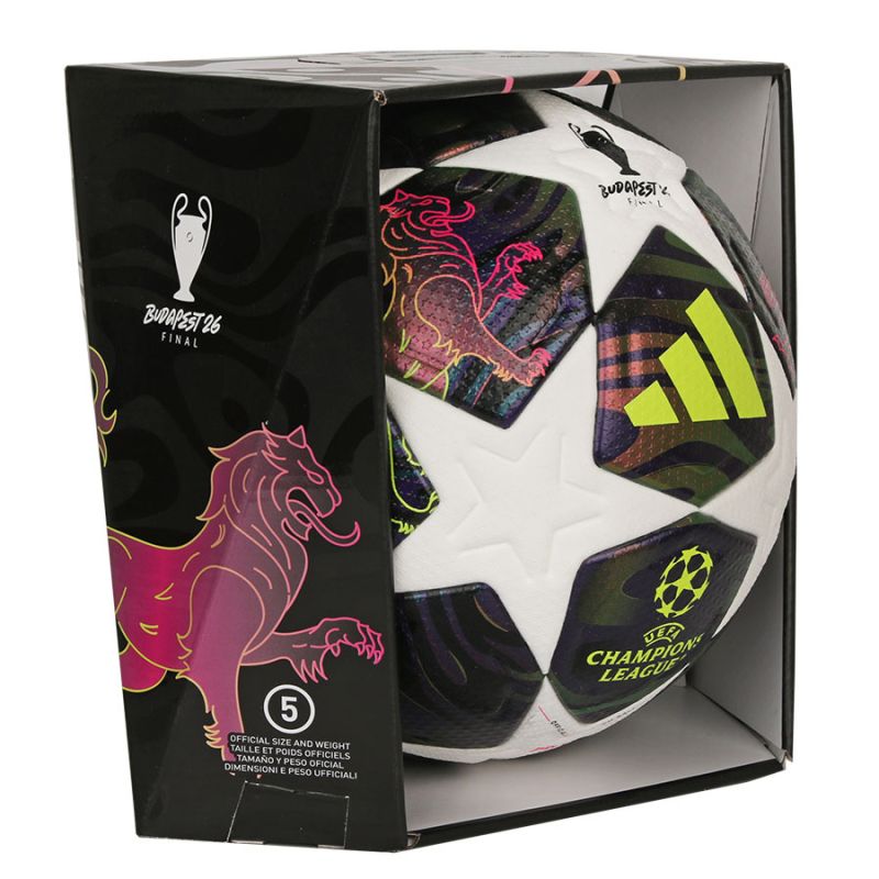 adidas UCL 25/26 Final Pro Purple and White BL labda JX9077