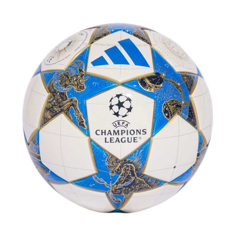 adidas UCL Mini 25/26 League Stage Football White, Blue, and Gold JP1544 labda - Sportmania.hu