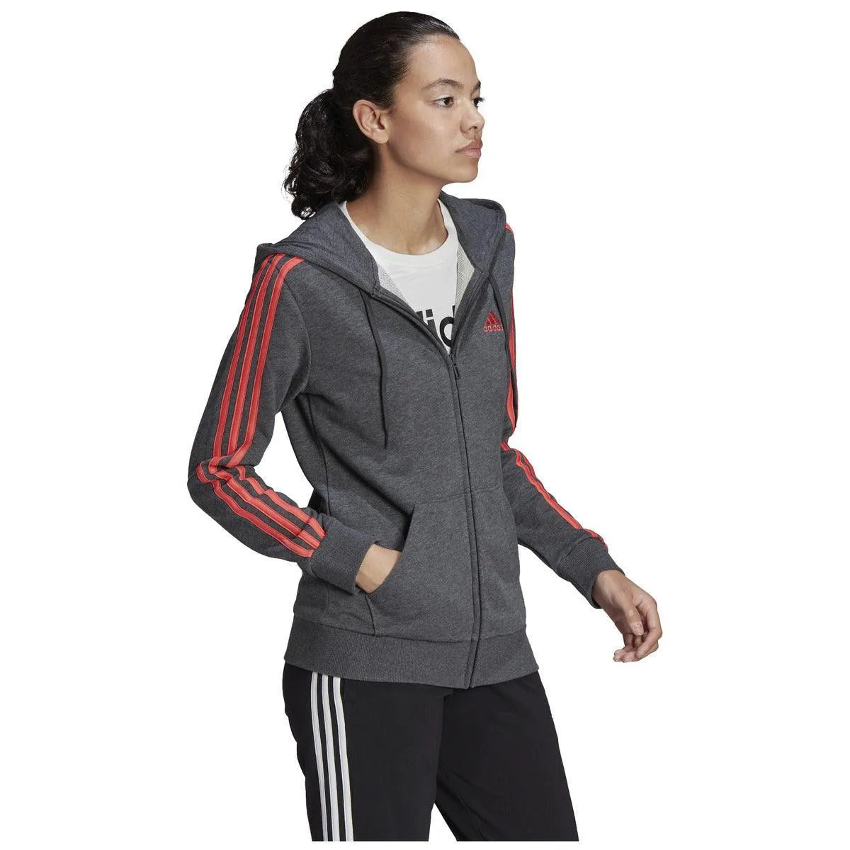Adidas W 3S FT FZ HD Pulóver - Sportmania.hu