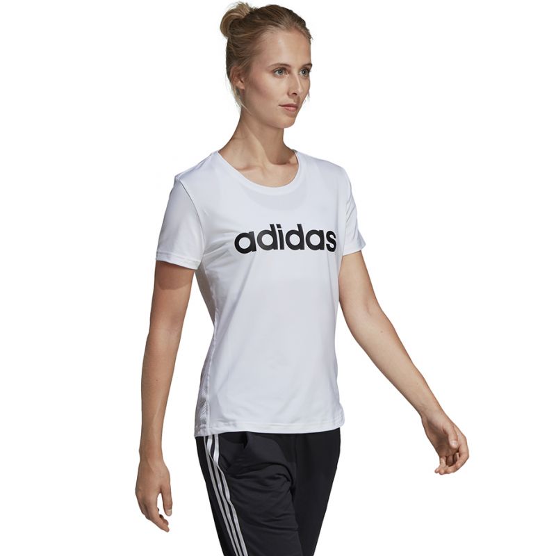 Adidas W D2M Logo Tee W DU2080 Póló Ruházat Póló - Sportmania.hu