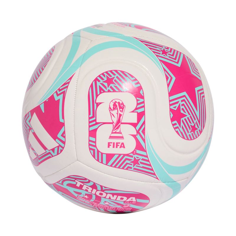 adidas World Cup 26 Trionda Club football white, pink and blue Futball JD8054