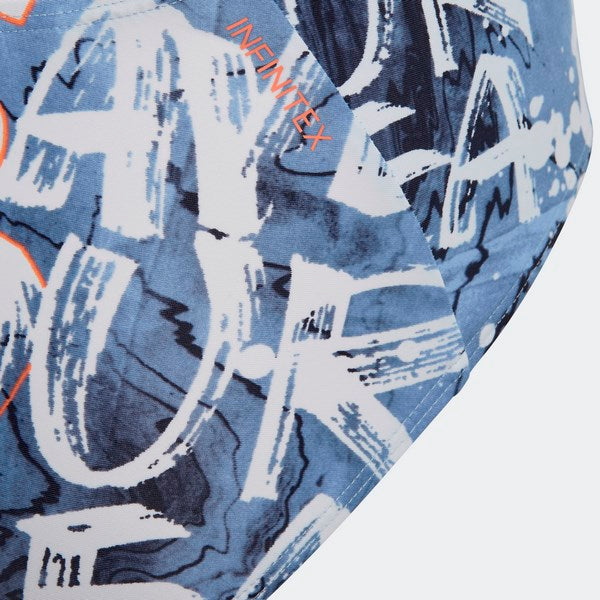 Adidas Ya Parley Suit Globlu/Semcor gyerek Fürdőruha