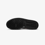 AIR Jordan 1 LOW Black/Fire Red/White sports - piros férfi cipő