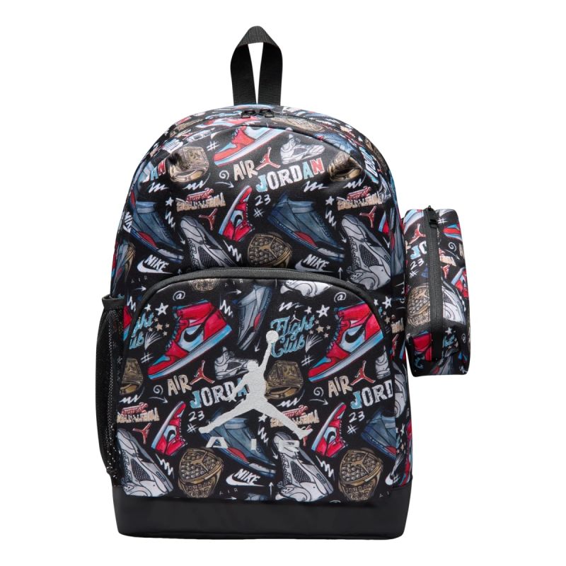 AIR Jordan Raid Backpack 17L Black + Pencil Case - fekete hátizsák 9A9250-KR5