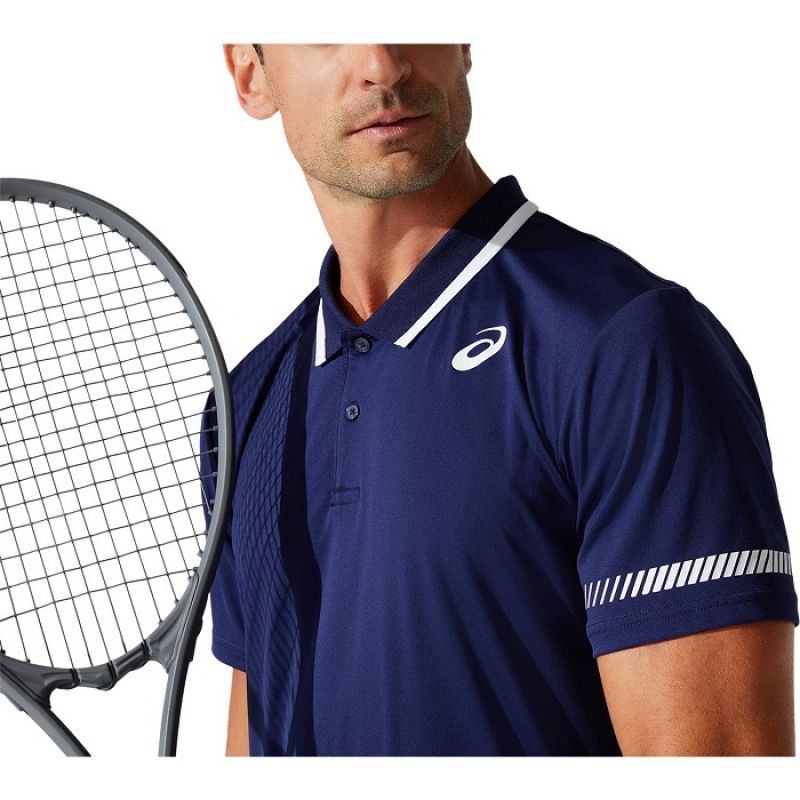 Asics Court M Polo Shirt M 2041A138-400 Póló - Sportmania.hu