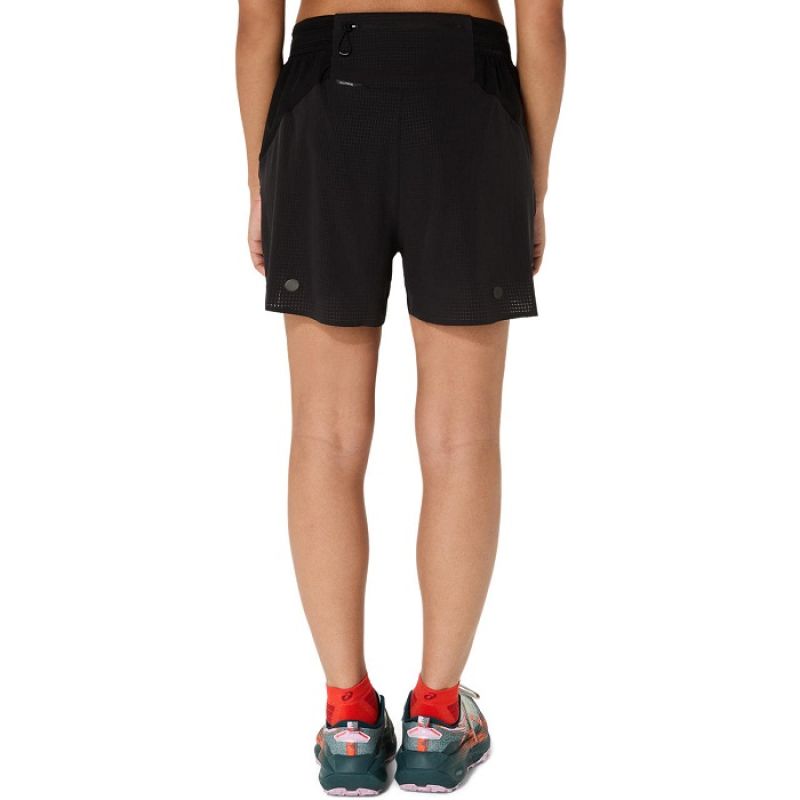 Asics Fujitrail Elite W fekete női rövidnadrág 2012D205001