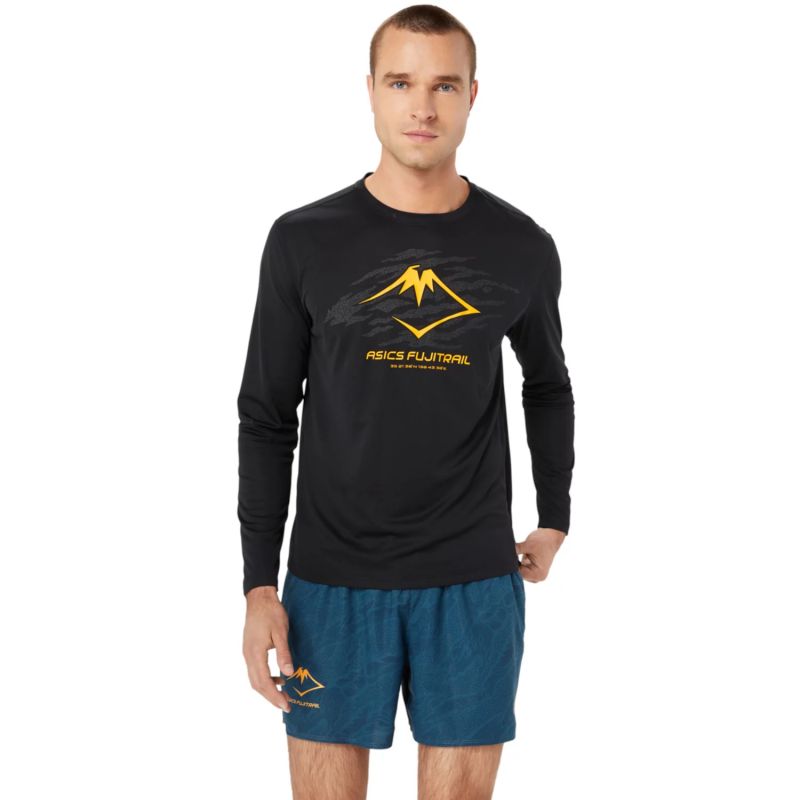 Asics Fujitrail Logo LS Top M 2011C987-001 T-shirt Póló - Sportmania.hu
