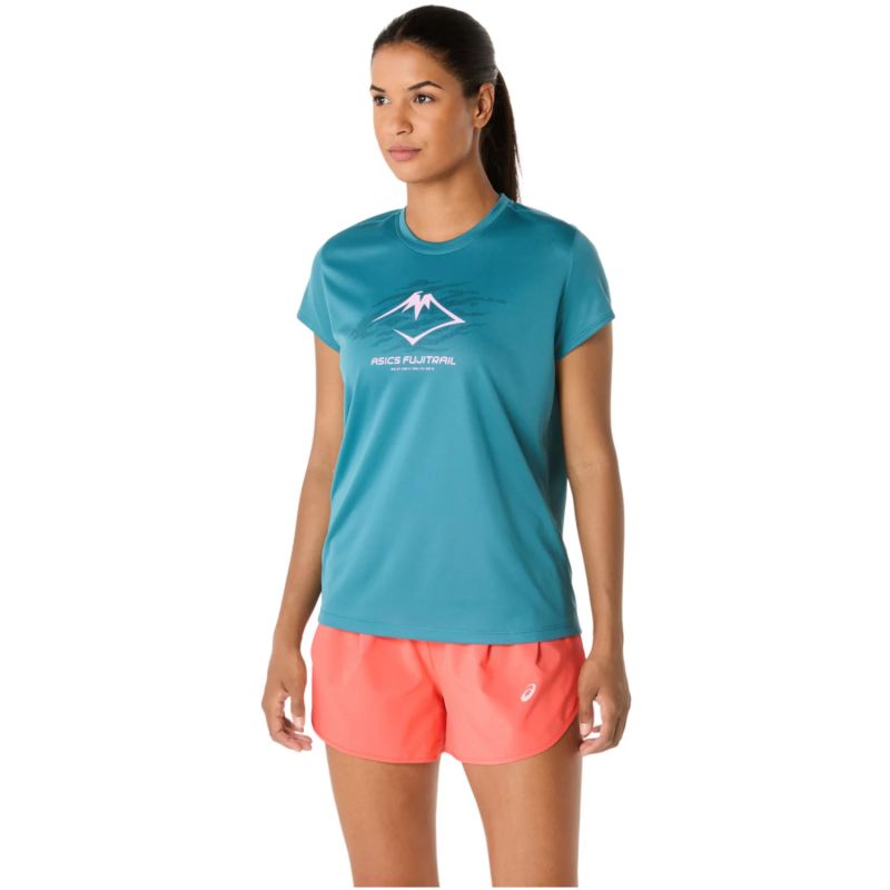 Asics Fujitrail Logo SS Top W 2012C971-425 Ruházat - Sportmania.hu