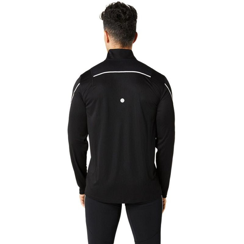 Asics Road Lite-Show 1/2 Zip Top fekete férfi pulóver 2011D094001