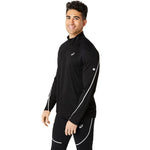 Asics Road Lite-Show 1/2 Zip Top fekete férfi pulóver 2011D094001