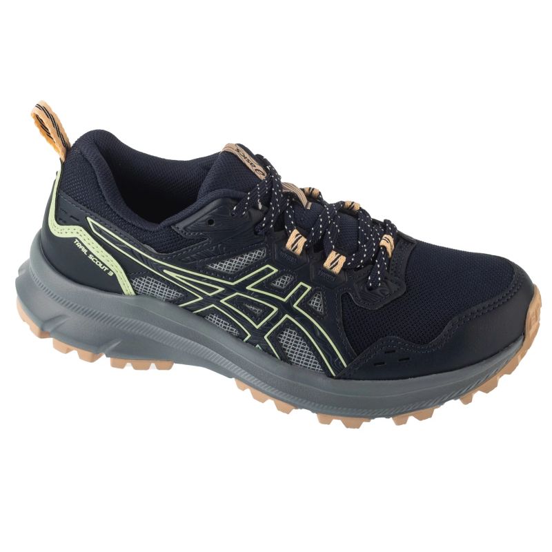 Asics Trail Scout 3 Férfi Terepfutó Cipő - Sötétkék 1012B516-404