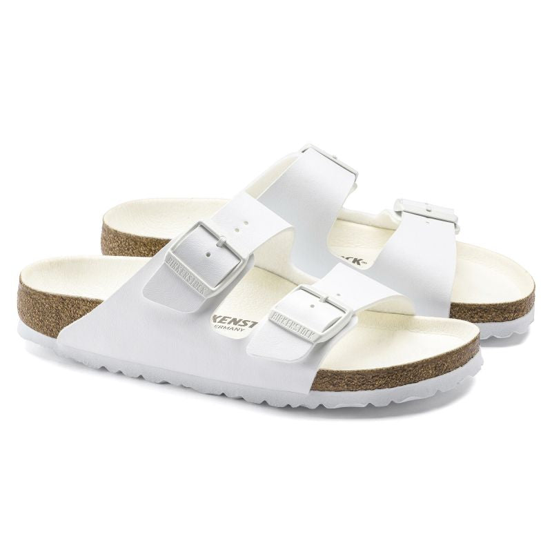 Birkenstock Arizona Birko-Flor Regular Women's/Men's Flip-Flops for Wide Feet for Summer White (1019061) cipő - Sportmania.hu