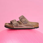 Birkenstock Arizona Soft Footbed Oiled Leather Tabacco Brown Narrow Women's/Men's Slides (0552813) Papucs - Sportmania.hu