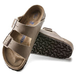 Birkenstock Arizona Soft Footbed Oiled Leather Tabacco Brown Narrow Women's/Men's Slides (0552813) Papucs - Sportmania.hu