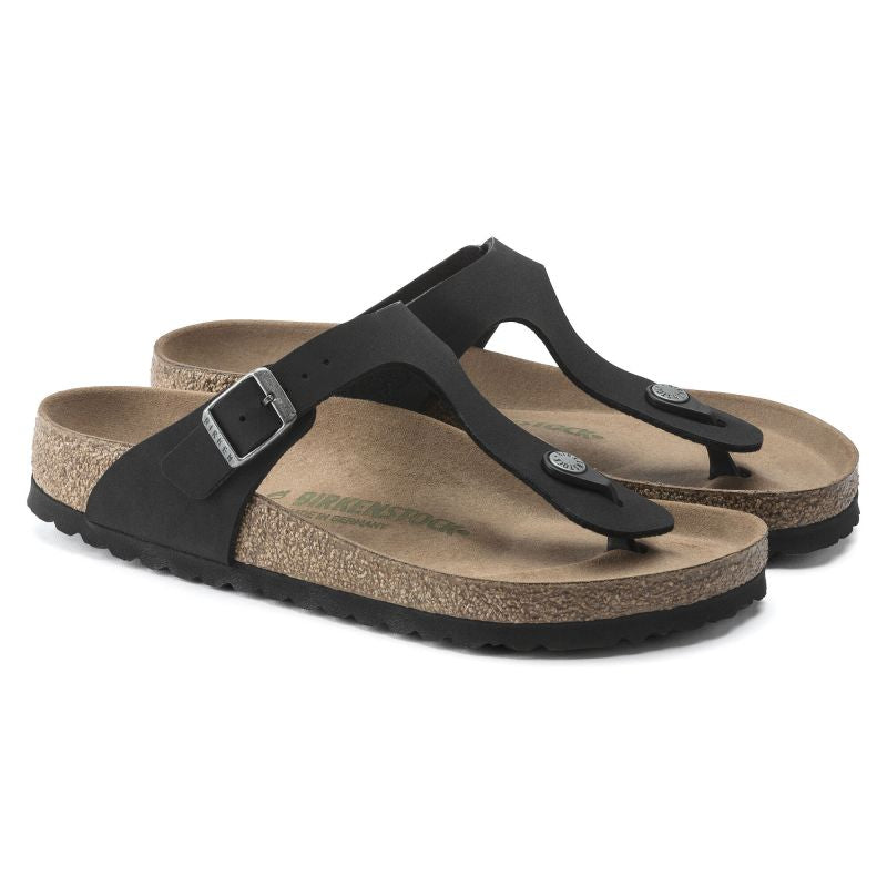 Birkenstock Gizeh Birko-Flor Women's Narrow Black Flip-Flops (1020487) Papucs - Sportmania.hu