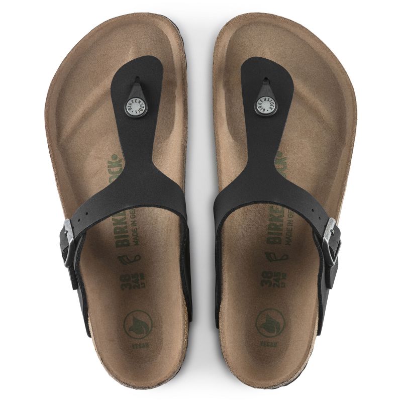 Birkenstock Gizeh Birko-Flor Women's Narrow Black Flip-Flops (1020487) Papucs - Sportmania.hu