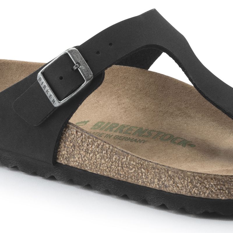 Birkenstock Gizeh Birko-Flor Women's Narrow Black Flip-Flops (1020487) Papucs - Sportmania.hu