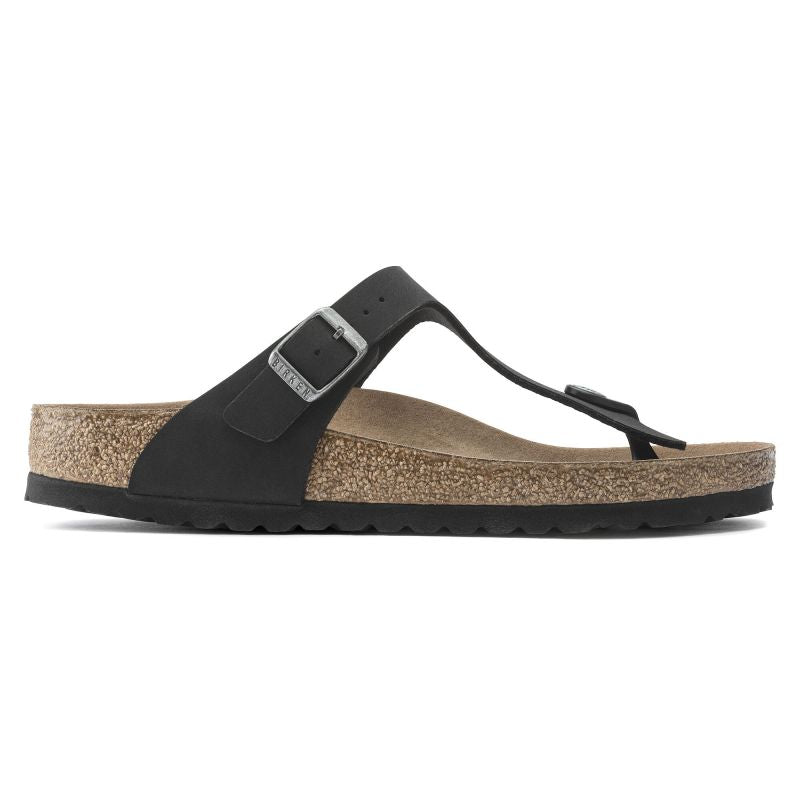 Birkenstock Gizeh Birko-Flor Women's Narrow Black Flip-Flops (1020487) Papucs - Sportmania.hu