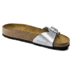 Birkenstock Madrid Birko-Flor Silver Women's Slides Regular Wide (0040411) Papucs - Sportmania.hu