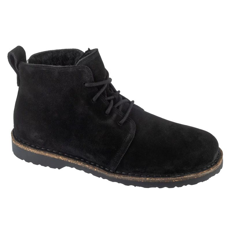 Birkenstock Uppsala Mid Shearling Black fekete papucs 1028154