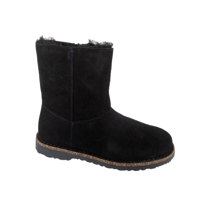 Birkenstock Uppsala Zip Shearling Black fekete papucs 1030047