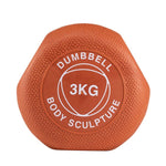 Body Sculpture Neoprene Dumbbell BW 131 3 KG edzőfelszerelés, narancssárga