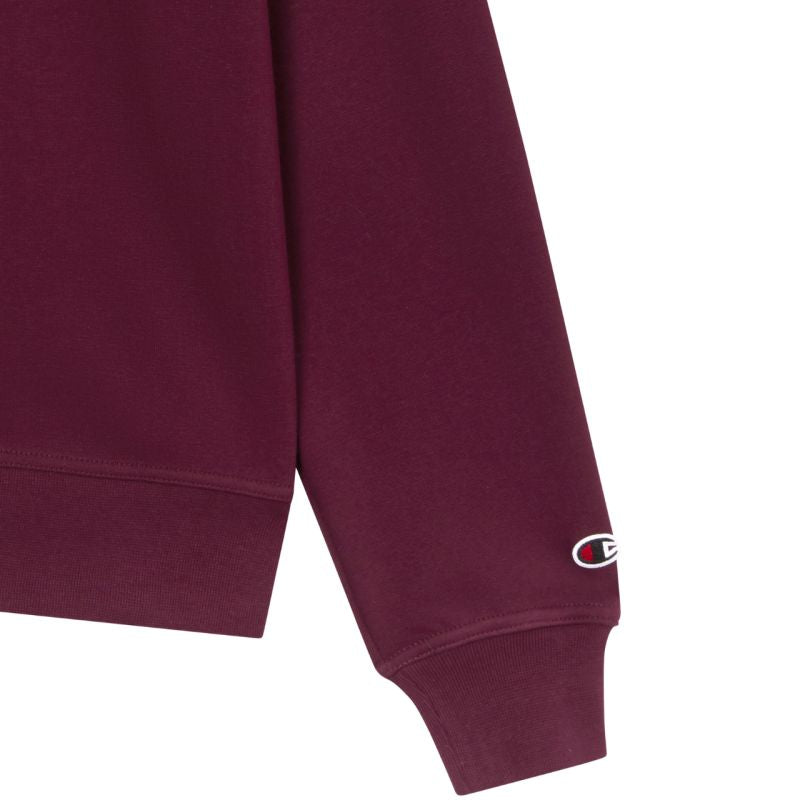 Champion Crewneck Sweatshirt bordó férfi kapucnis pulóver 220272RS522