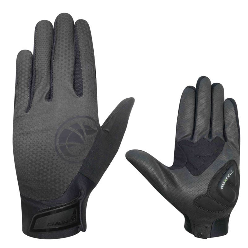 CHIBA BIOXCELL TOURING gloves black fekete kerékpáros kesztyű