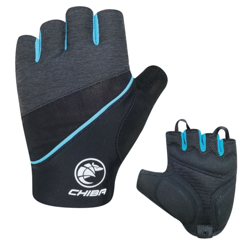 CHIBA LADY GEL PREMIUM II gloves turquoise türkiz kerékpáros kesztyű