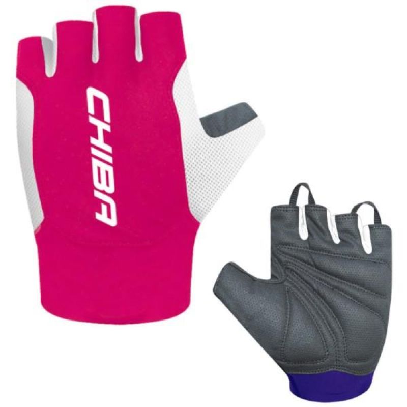 CHIBA MISTRAL gloves pink rózsaszín kerékpáros kesztyű