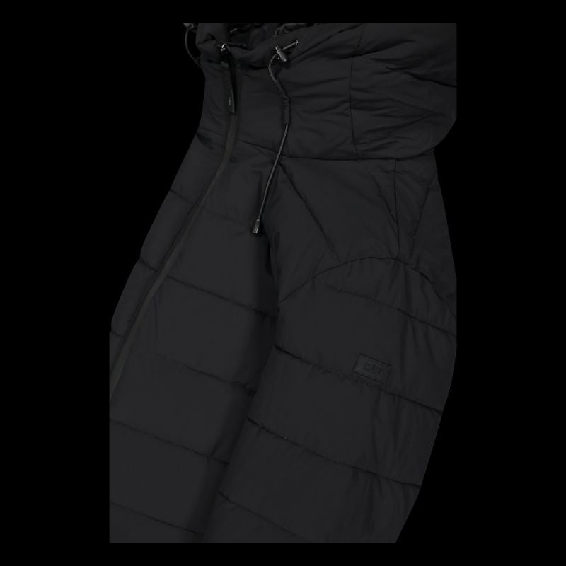 CMP men's winter sports with hood, insulated, black ( ) fekete férfi dzseki