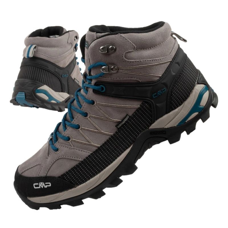 CMP Rigel Men's Trekking Shoes, Durable, Waterproof, Gray szürke cipő férfi