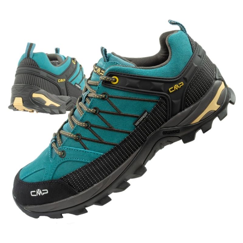 CMP Rigel men's trekking sports shoes, waterproof, durable, blue kék cipő férfi