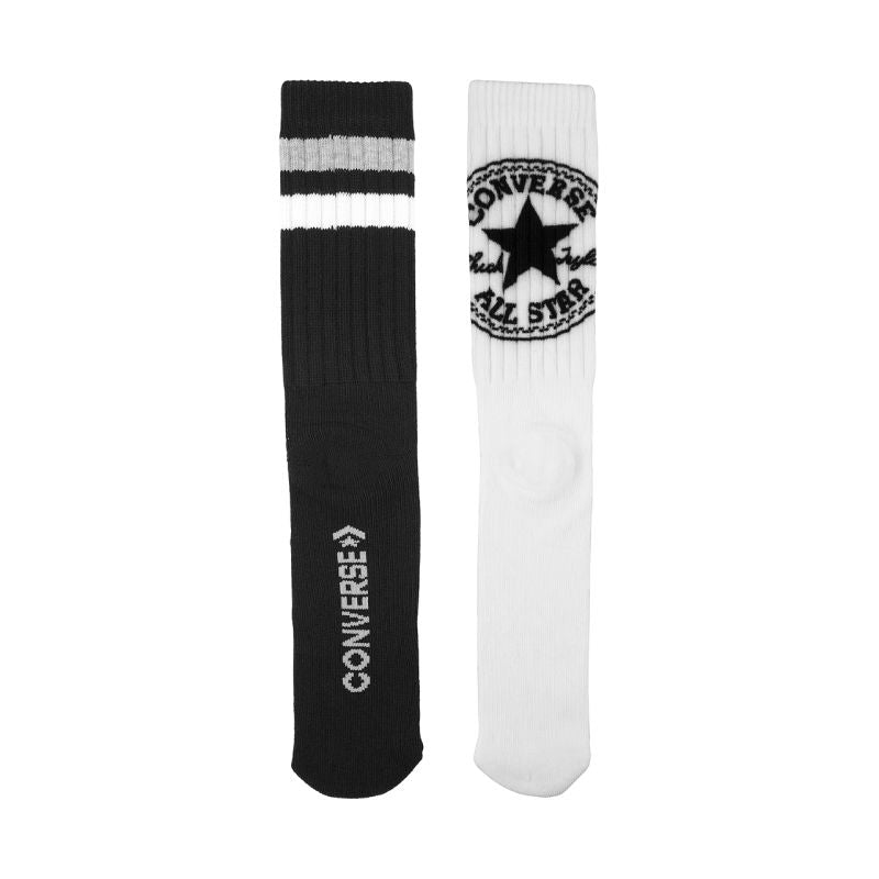 Converse 2-pack socks white, black E744A