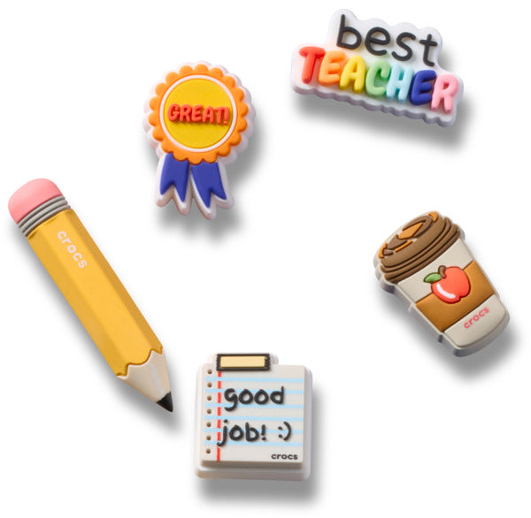 Crocs Best Teacher 5 Pack unisex
