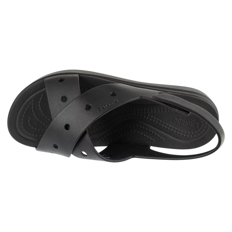 Crocs Brooklyn 4U Cross Strap Sandal W Black 36/37 női papucs 212254-001