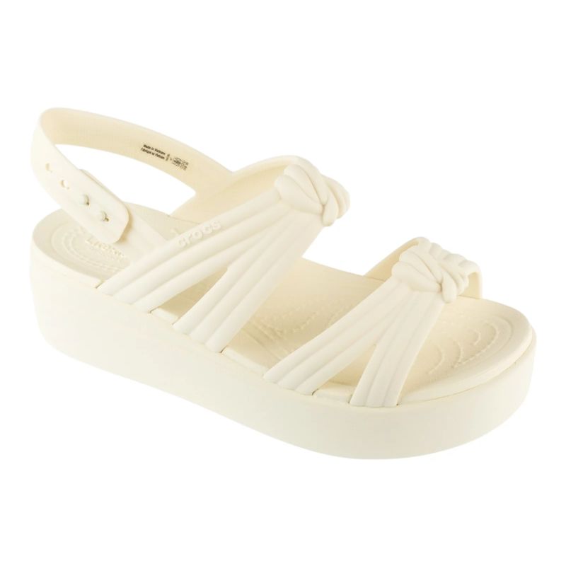 Crocs Brooklyn Knot Low Wedge Sandal Beige 36/37 papucs 212864-105
