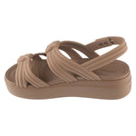 Crocs Brooklyn Knot Low Wedge Sandal Brown 36/37 papucs 212864-2Q9