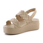 Crocs Brooklyn Woven Low Wedge W 209977-212 sandals Cipő - Sportmania.hu