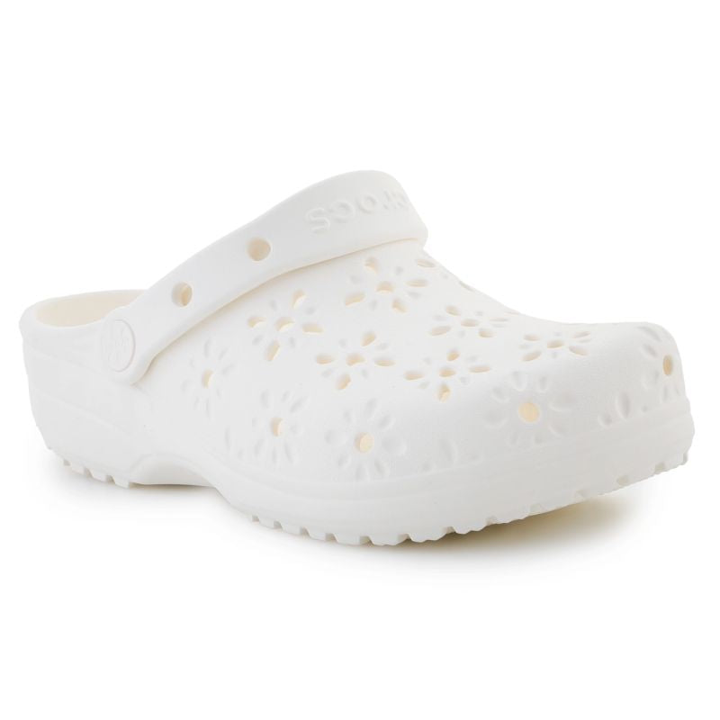 Crocs Classic Floral Cut Out Clog Chalk eu 39/40 unisex 210927-0WV