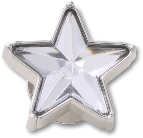 Crocs Gem Sparkle Star ezüst unisex cipődísz