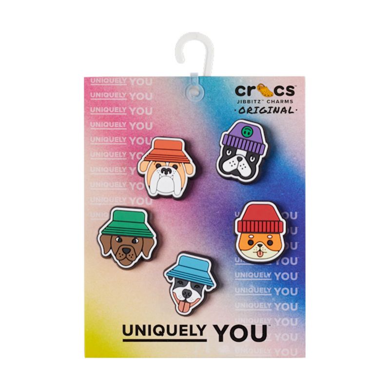 Crocs Jibbitz™ Dogs In Hats 5 Pack Pins 10012184 Kiegészítők - Sportmania.hu