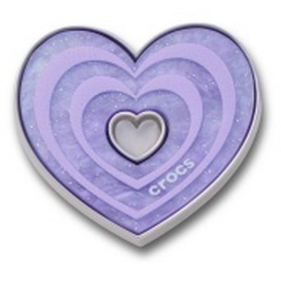 Crocs Marbled Purple Heart unisex