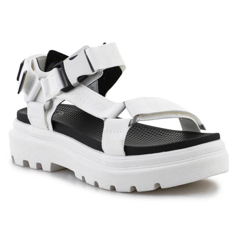 Crocs Palladium Pallacruise Strap Star W Sandals fehér női szandál
