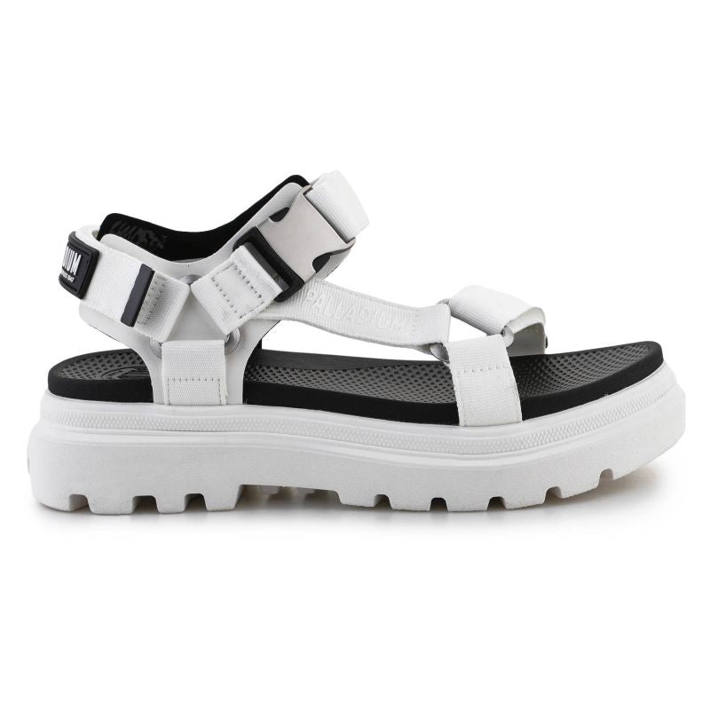 Crocs Palladium Pallacruise Strap Star W Sandals fehér női szandál