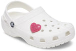 Crocs Pink 3D Glitter Heart unisex
