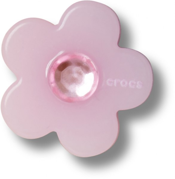 Crocs Pink Flower With Gem unisex