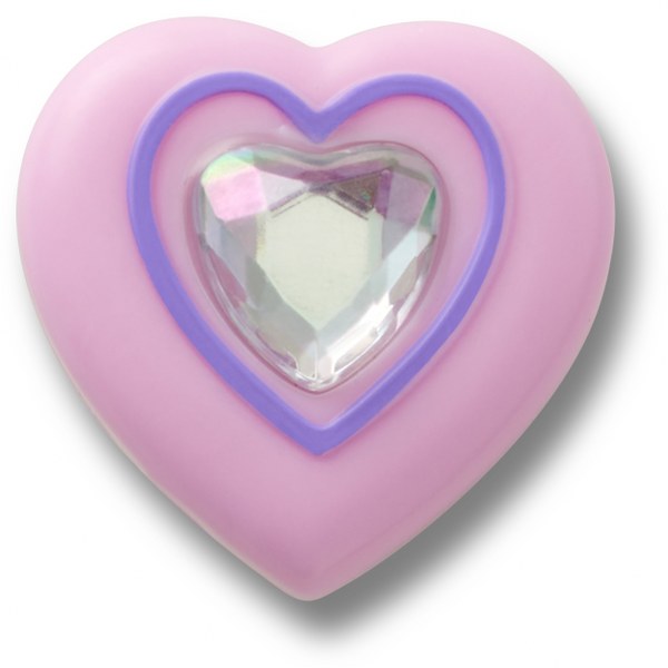 Crocs Pink Heart With Gem Egyéb - Sportmania.hu